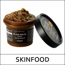 [SKIN FOOD] SKINFOOD ★ Big Sale 52% ★ (ho) Black Sugar Perfect Essential Scrub 2X 210g / Exp 2024.10 / 3999(5) / 19,000 won(5) / 재고